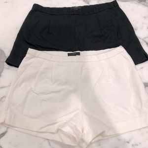 J. Crew Shorts Bundle Woven Black & White